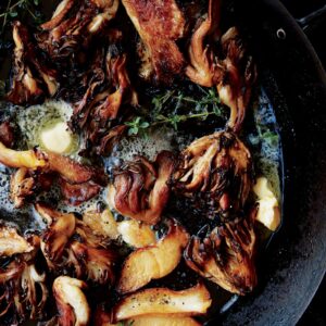Seared mushrooms with garlic and thyme