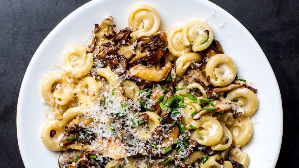 Mushroom pasta